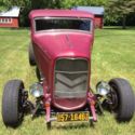 1932 Burgundy Ford coupe thumbnail