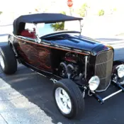 1932 Black Ford Hot Rod Roadster thumbnail