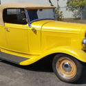 1932 pearl yellow Ford Model A thumbnail