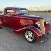 1933 Burgundy Ford  thumbnail