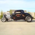 1933 Black Ford Three window coupe thumbnail