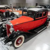 1933 Flame Cardinal & Sable Black Packard  thumbnail