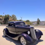 1934 Purple Ford V8 thumbnail