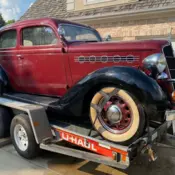 1935 Burgundy Plymouth 2 Door thumbnail