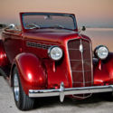 1935 Burgundy Plymouth Convertible thumbnail