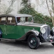 1936 Deep Green over Black Bentley 4-1/4 thumbnail