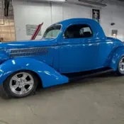 1936 Blue Ford 3-Window thumbnail