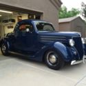 1936 Blue Ford 3w Coupe thumbnail