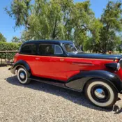 1937 Red Chevrolet Master Deluxe thumbnail