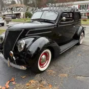 1937 Black Ford Slantback thumbnail