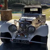 1937 White Jaguar SS100 thumbnail
