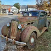 1937 Green Packard 120c 2 door touring coupe thumbnail