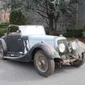 1938 Black Aston Martin 2-litre thumbnail