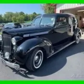1938 Black Packard Eight thumbnail