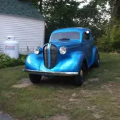 1938 Blue Plymouth Special Deluxe thumbnail