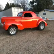 1938 Orange Willys Coupe thumbnail