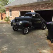 1938 Black Willys Aero thumbnail
