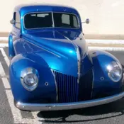 1939 Blue Ford Deluxe thumbnail