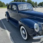 1939 Blue Ford Special Deluxe thumbnail