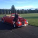 1940 Red Ford convertible thumbnail