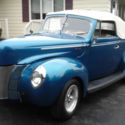1940 Blue Ford DELUXE thumbnail