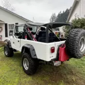 1946 White Jeep CJ thumbnail
