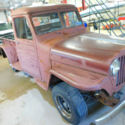 1947 Red Willys Jeep thumbnail