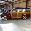 1947 Burgundy Ford Woodie thumbnail
