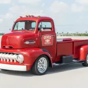 1948 Red Ford Cabover thumbnail