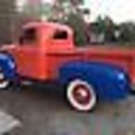 1948 hugger orange and blue Ford Other Pickups thumbnail