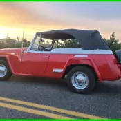 1949 Red Jeep Willys thumbnail
