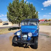 1949 Blue Jeep Wrangler thumbnail