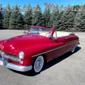 1949 Burgundy Mercury 8 Club Cabriolet thumbnail