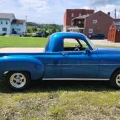 1950 Blue Chevrolet Coupe Pickup thumbnail