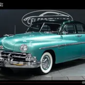 1950 Teal Lincoln EL-Series sport sedan thumbnail