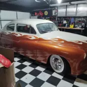 1950 Orange Mercury Eight thumbnail
