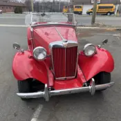1950 Red MG TD thumbnail