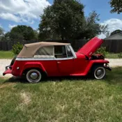 1950 Red Willys  thumbnail