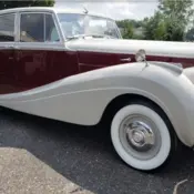 1951 White Bentley MK VI with Mulliner body and full ownership history available! thumbnail