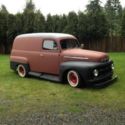 1951 Red and Black primer Ford F-100 thumbnail
