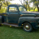 1951 Blue Ford F-100 thumbnail