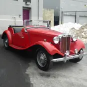 1951 Red MG TD thumbnail
