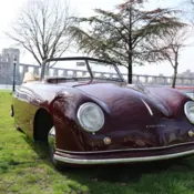 1951 Burgundy Porsche 356 thumbnail