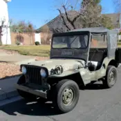 1951 Green Jeep CJ2A thumbnail