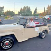 1951 Beige Willys UT thumbnail