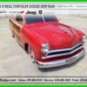 1951 Red Ford Woody Wagon thumbnail