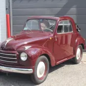 1952 Burgundy Fiat 500 thumbnail