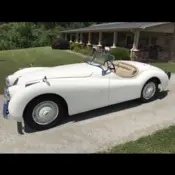 1952 Cream Jaguar XK thumbnail