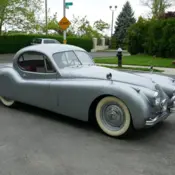 1952 Silver Jaguar XK thumbnail