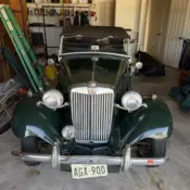 1952 Green MG MGA thumbnail